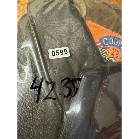 Cooper Type A2 Leather Flight Jacket Mens 46R Vintage Military Aviator Core